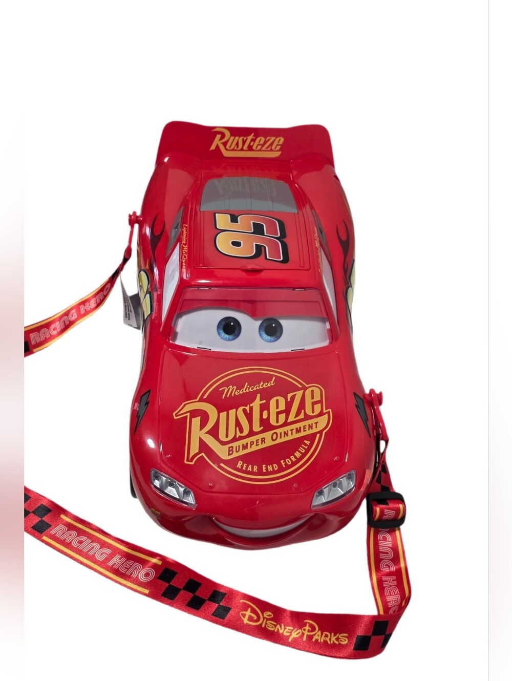 Disney Parks Lightning McQueen Light-Up Popcorn Bucket - NEW - Picture 2 of 9